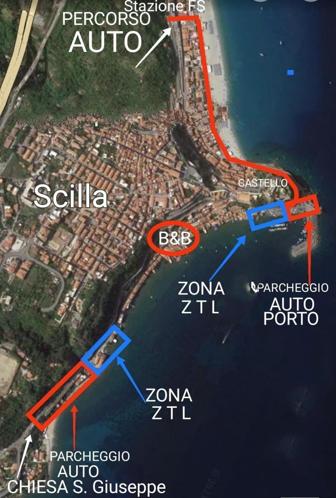 Bed and Breakfast Romeo E Giulietta Scilla Zewnętrze zdjęcie